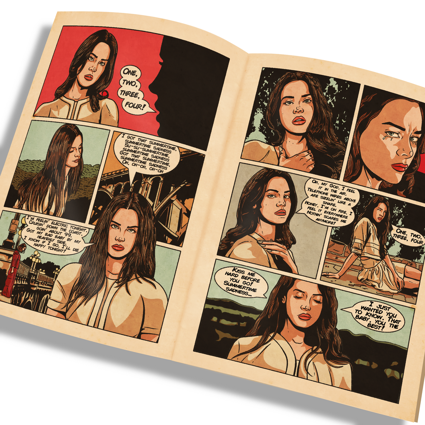 Summertime Sadness - Comic