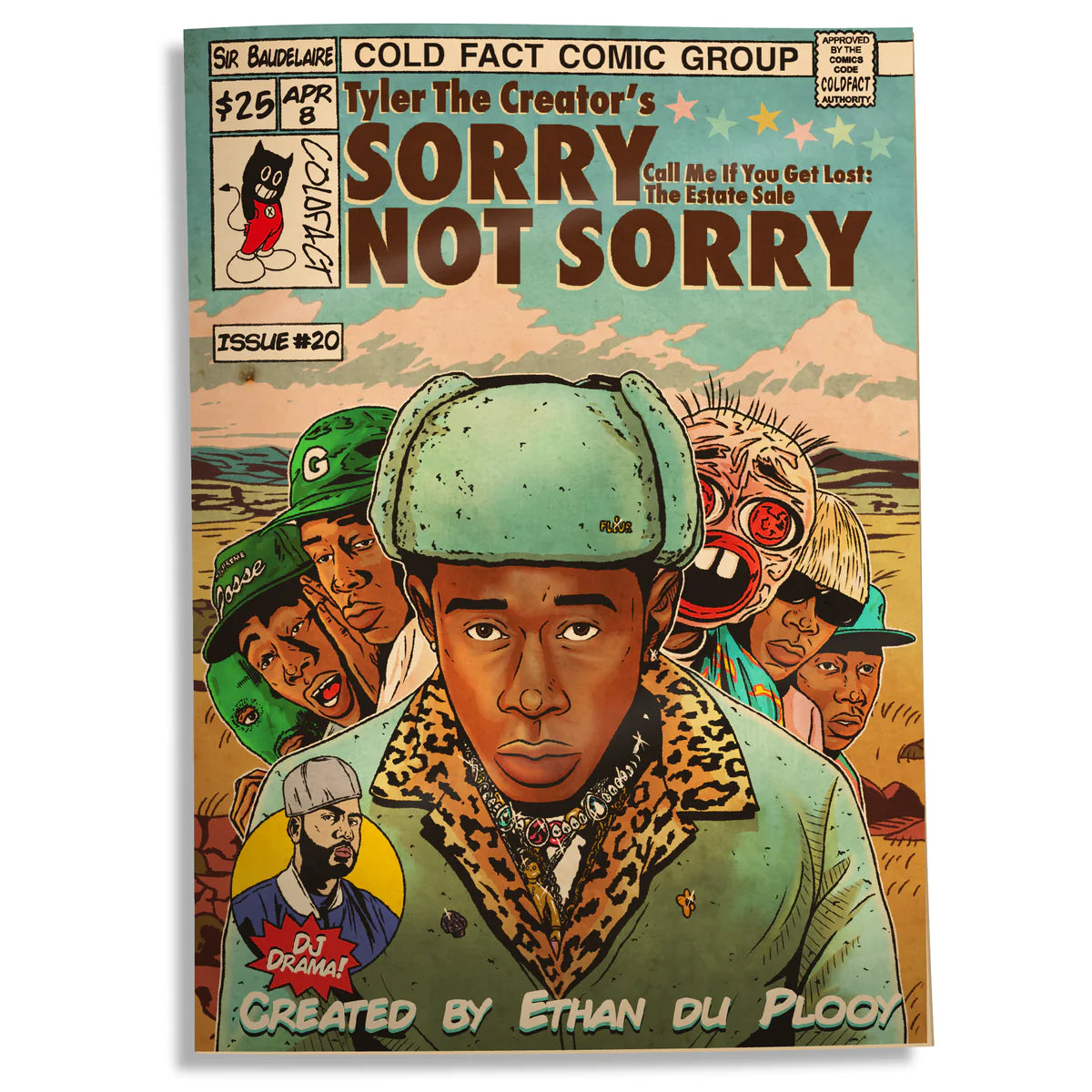 Tyler The Creator Unofficial Comic - Sorry Not Sorry – COLDFACT