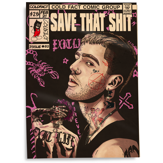 Lil Peep - Save That Shit - Comic