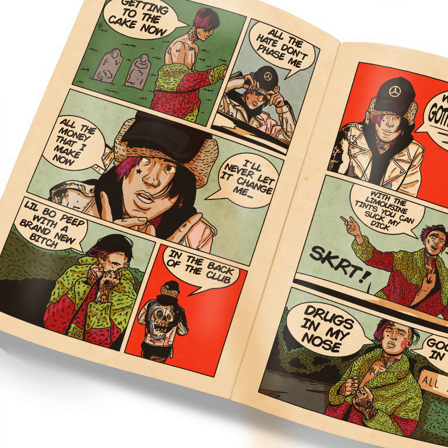 Lil Peep - Benz Truck - Official Comic