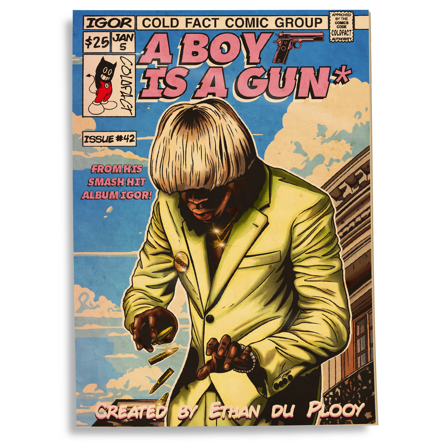 Tyler The Creator Unofficial Comic - A BOY IS A GUN*