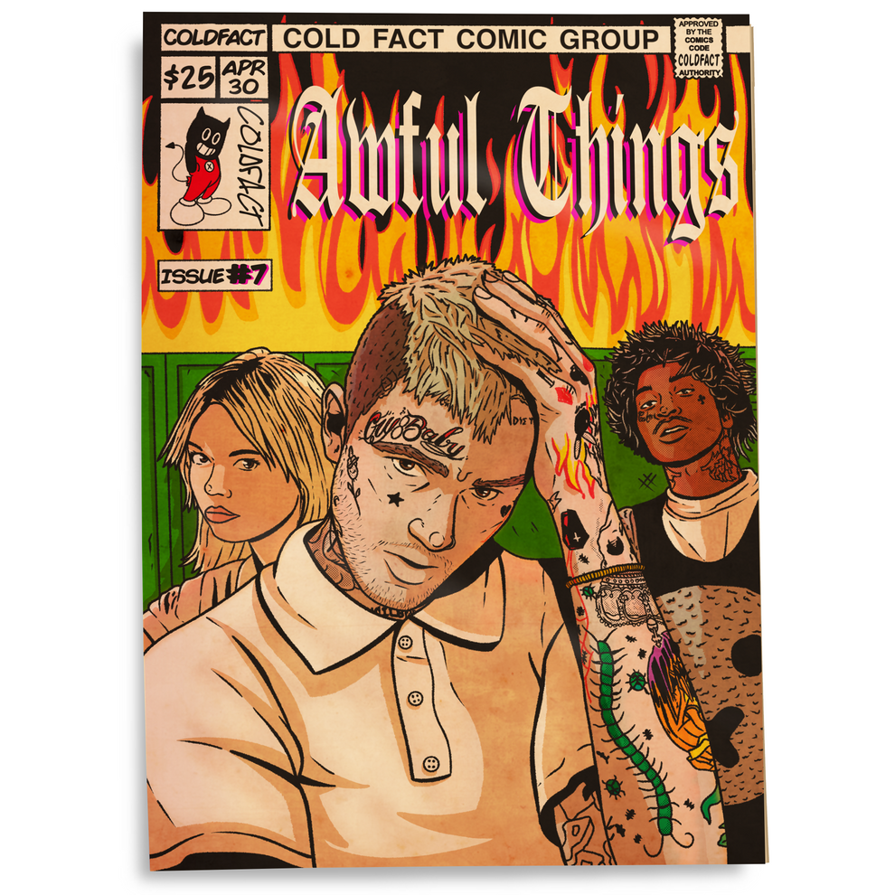 Lil Peep - Awful Things - Official Comic – COLDFACT