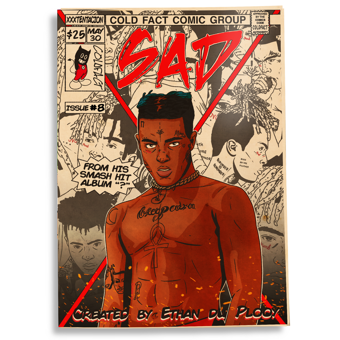 XXXTentacion Unofficial Comic - SAD!