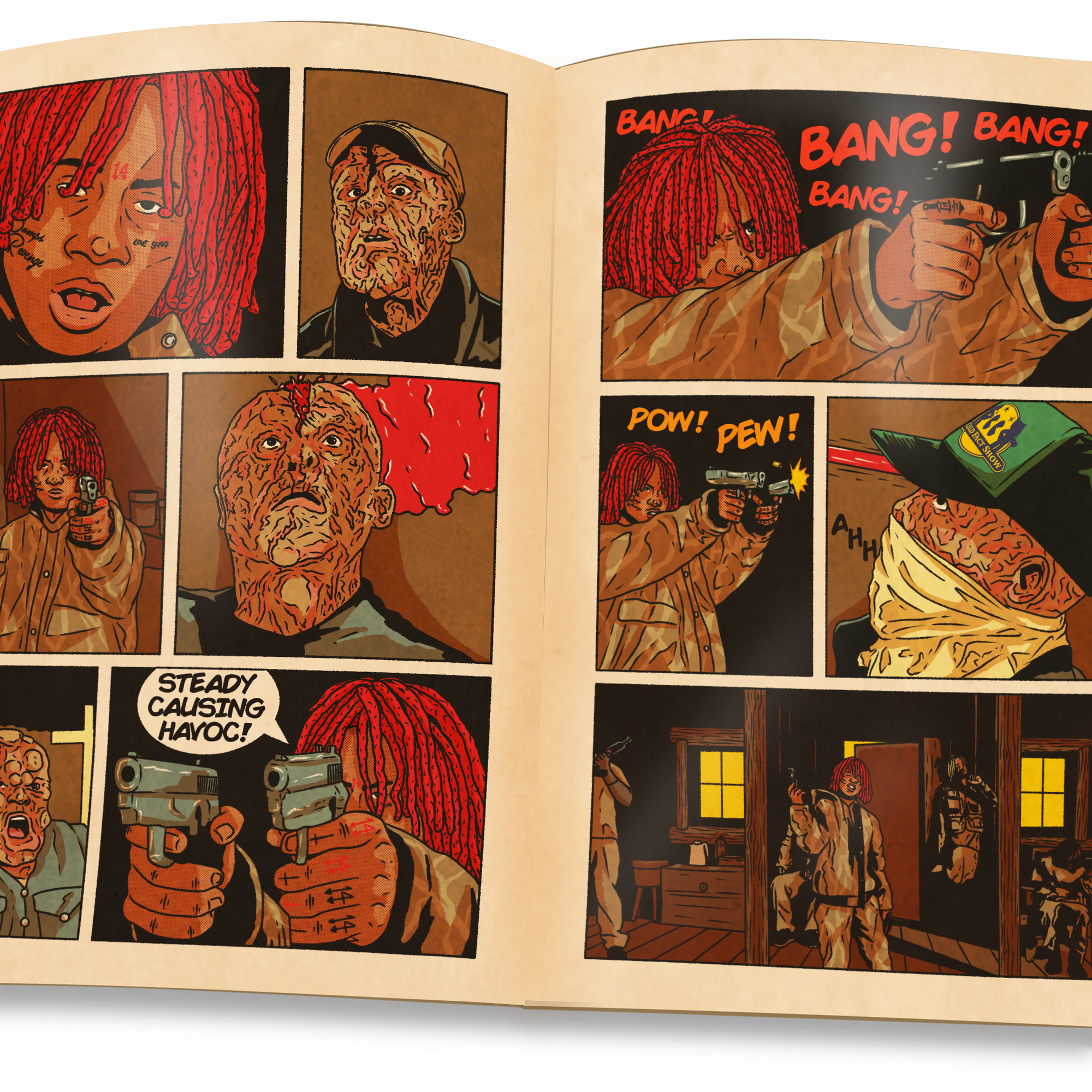 Trippie Redd Unofficial Comic - Dark Knight Dummo