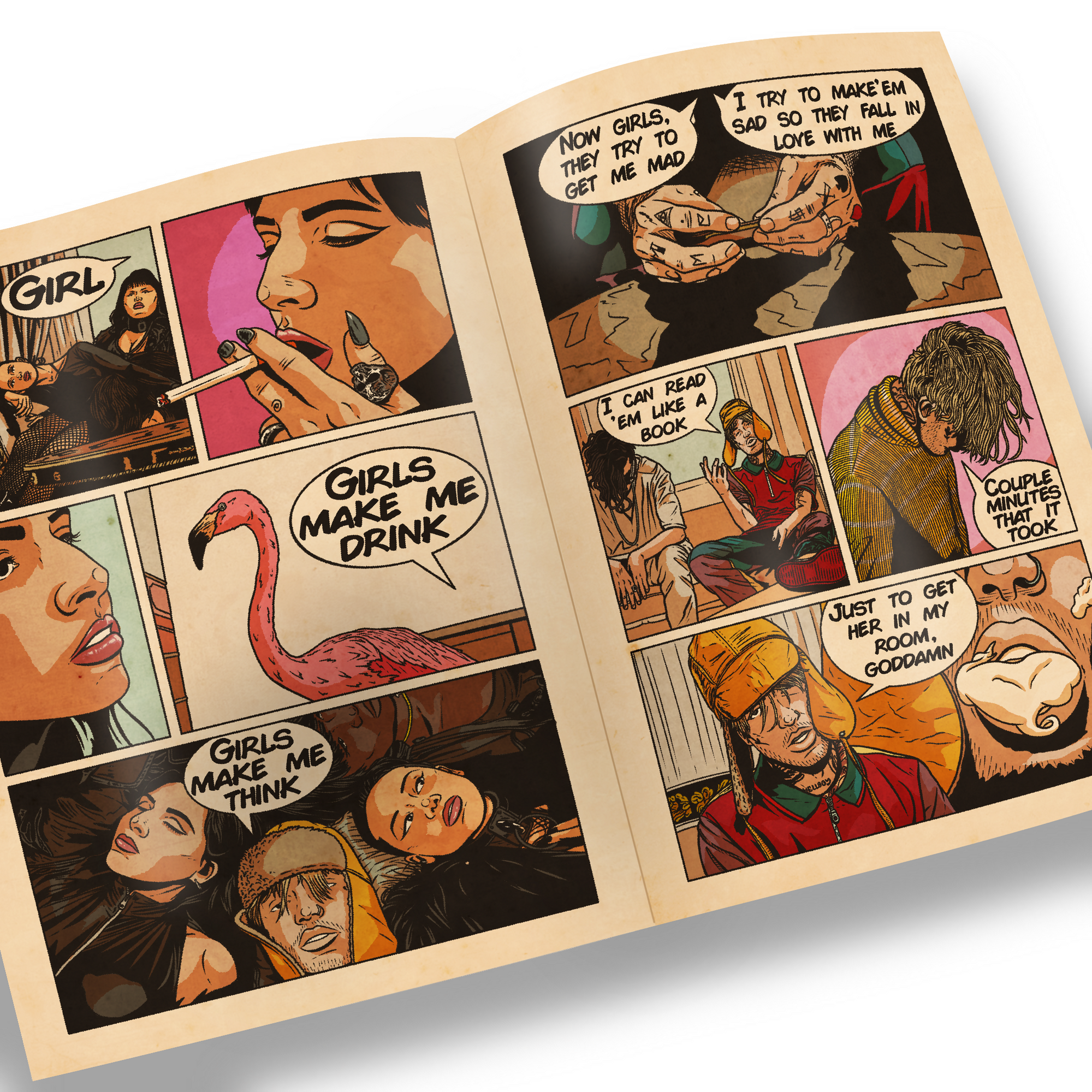 Lil Peep Unofficial Comic - Girls