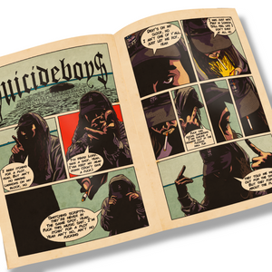 $uicideboy$ Unofficial Comic - I HUNG MYSELF FOR A PERSONA / NOW IM UP TO MY NECK WITH OFFERS
