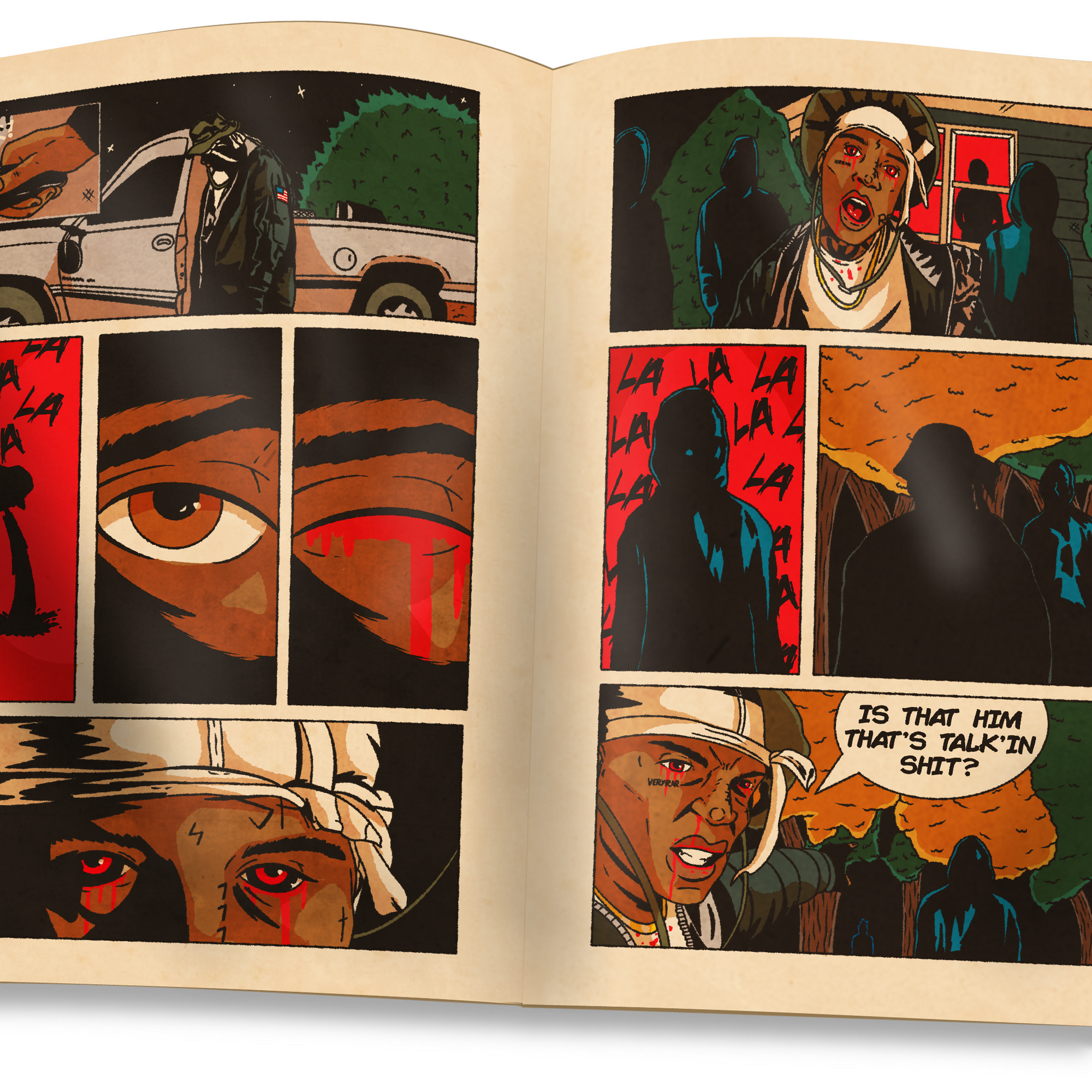Ski Mask Unofficial Comic - LA LA